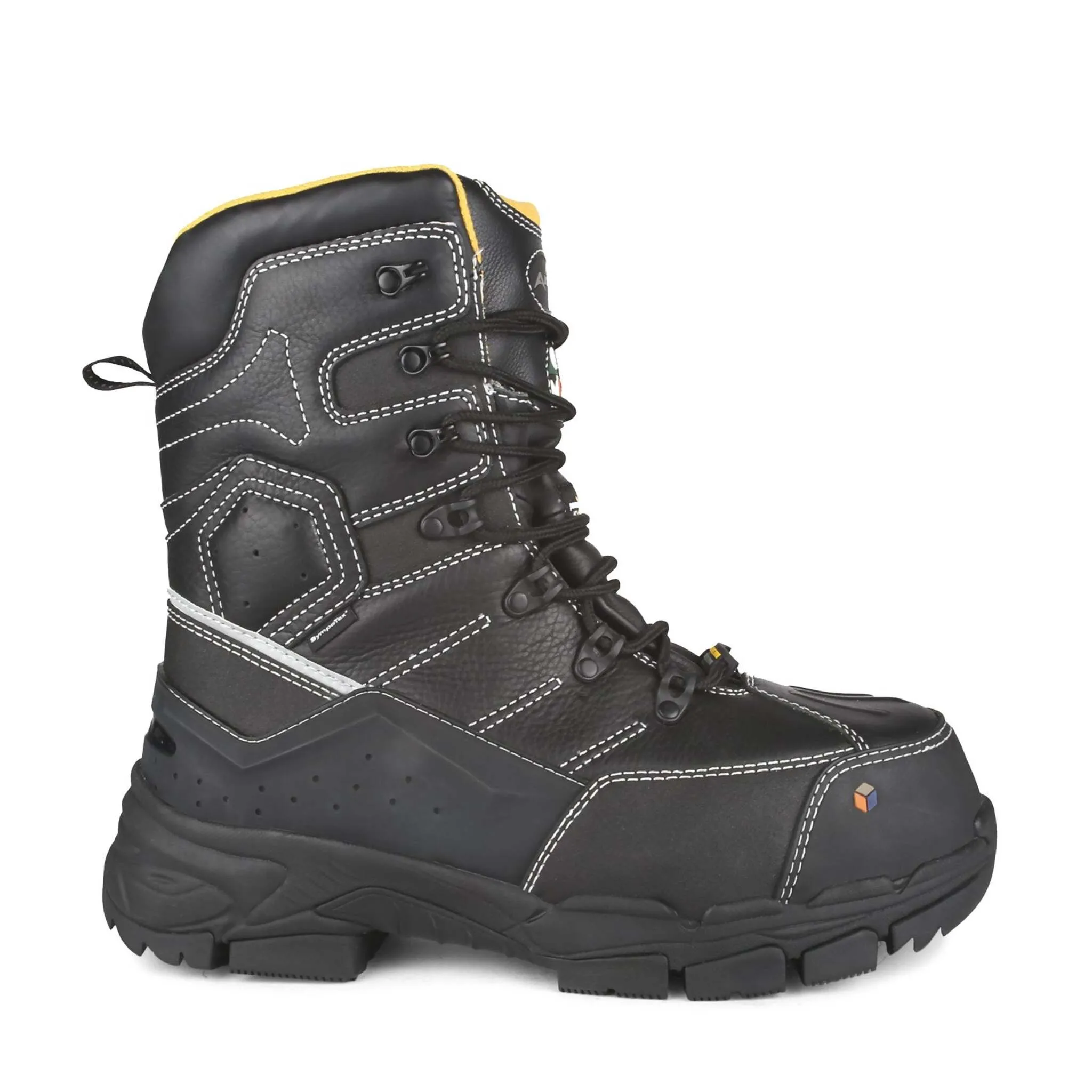 Acton Men's Cannonball Winter Safety Work Boots - Composite Toe, Internal Metguard, Waterproof, -59°C/-75°F Rated, Slip-Resistant | Sizes 7-14