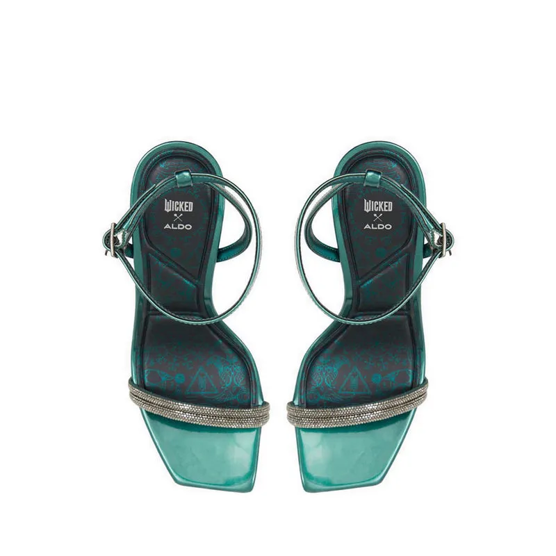 ALDO x Wicked Bewitching Heeled Sandals - Dark Green