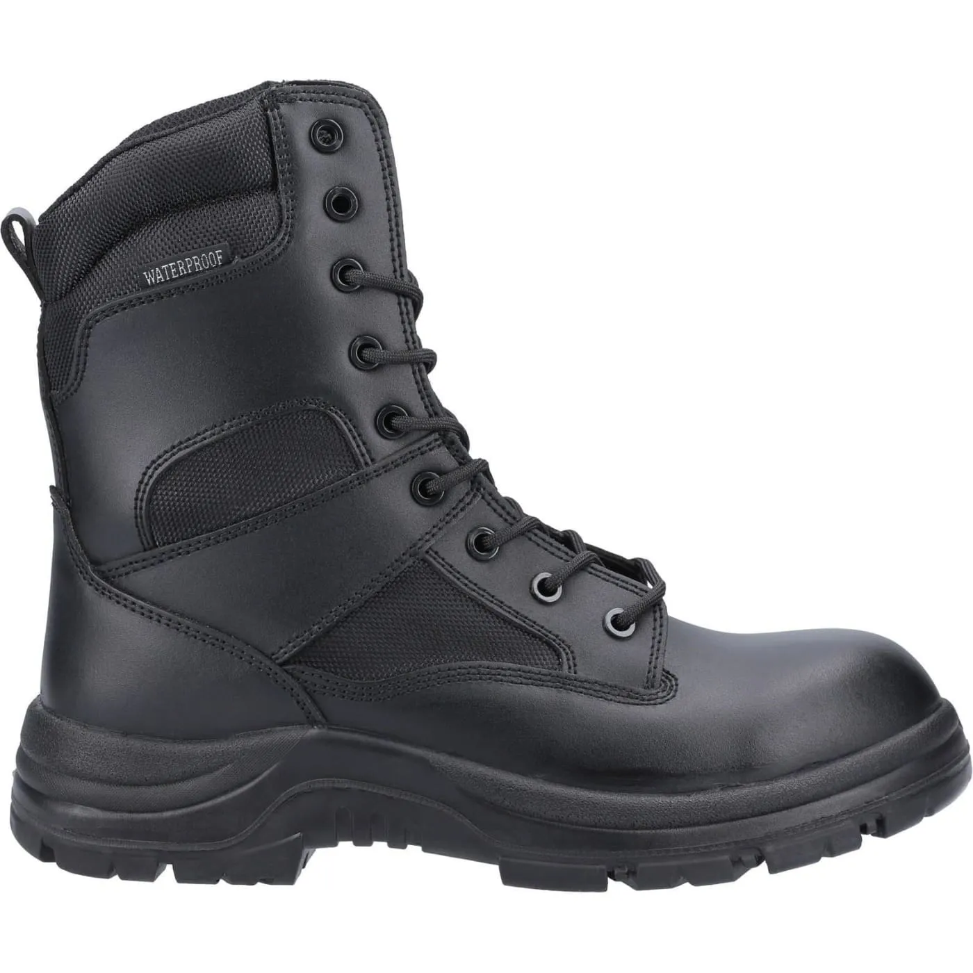 Amblers Safety Black Combat Hi-Leg Waterproof Metal Free Boots