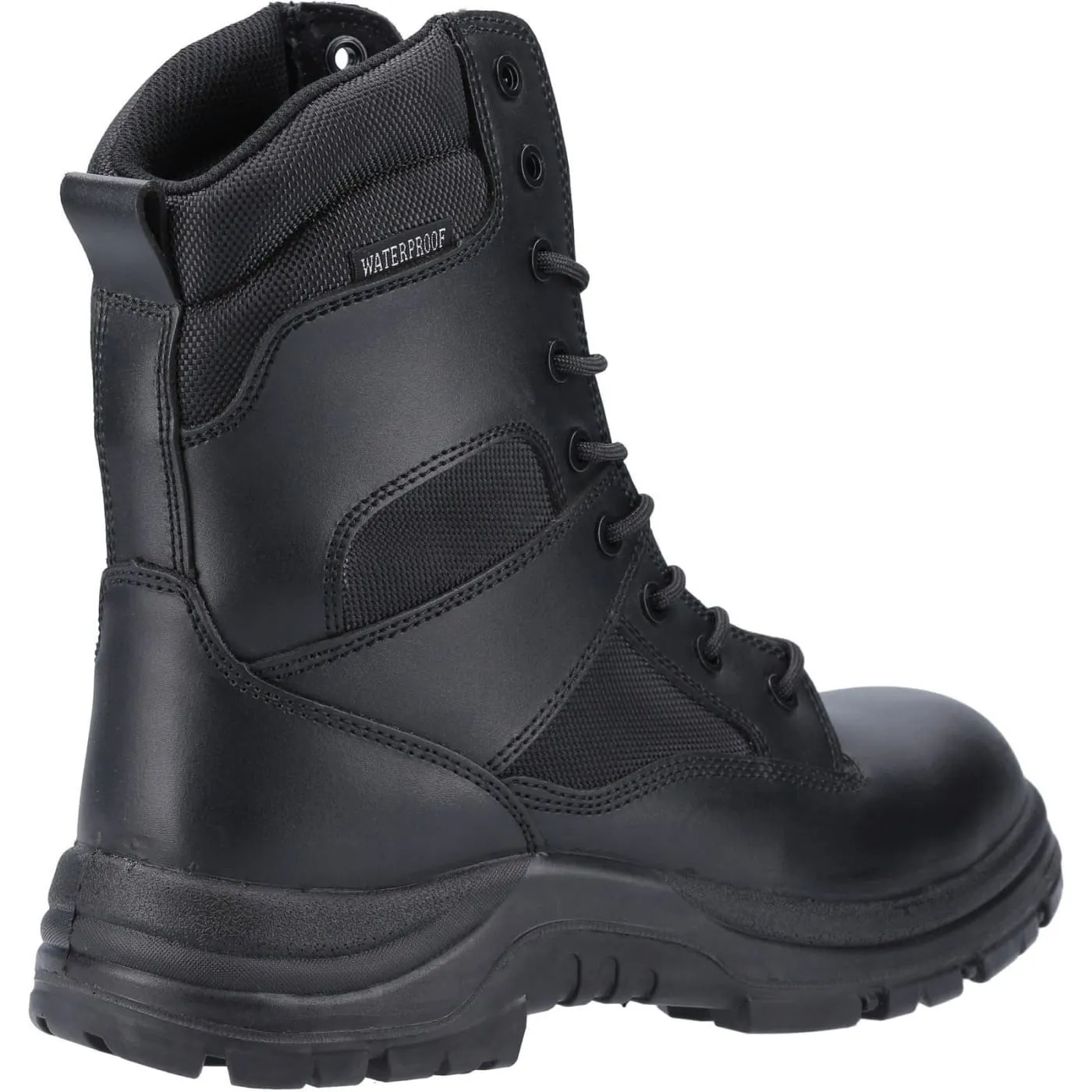Amblers Safety Black Combat Hi-Leg Waterproof Metal Free Boots