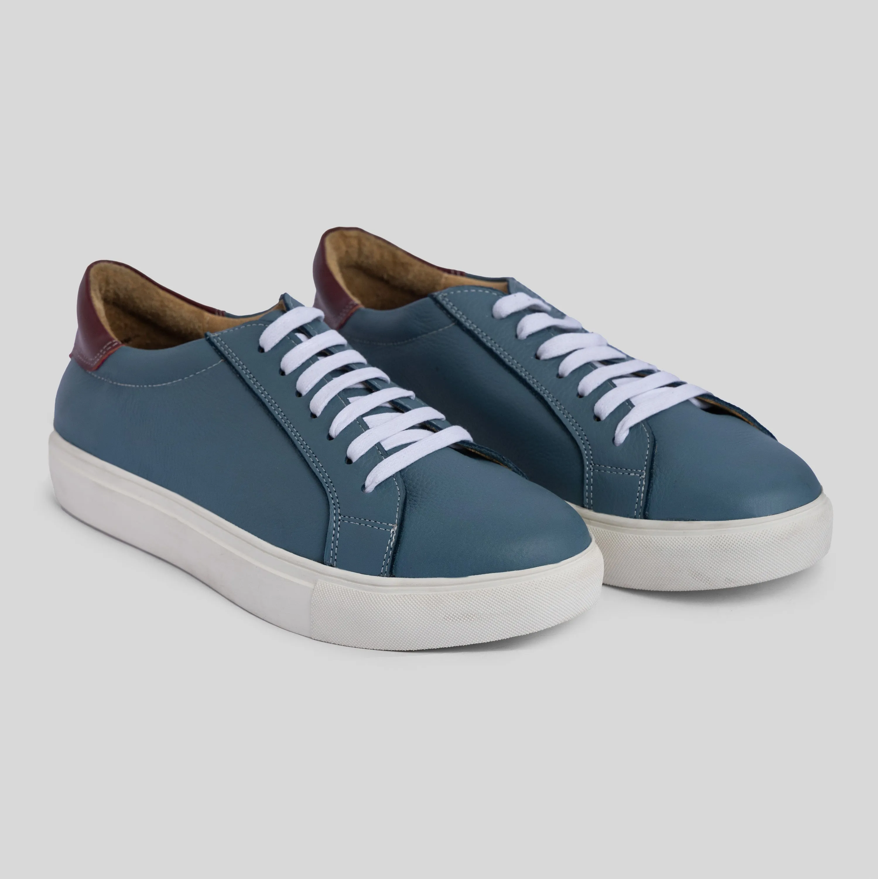 Baby Blue Plain Sneakers