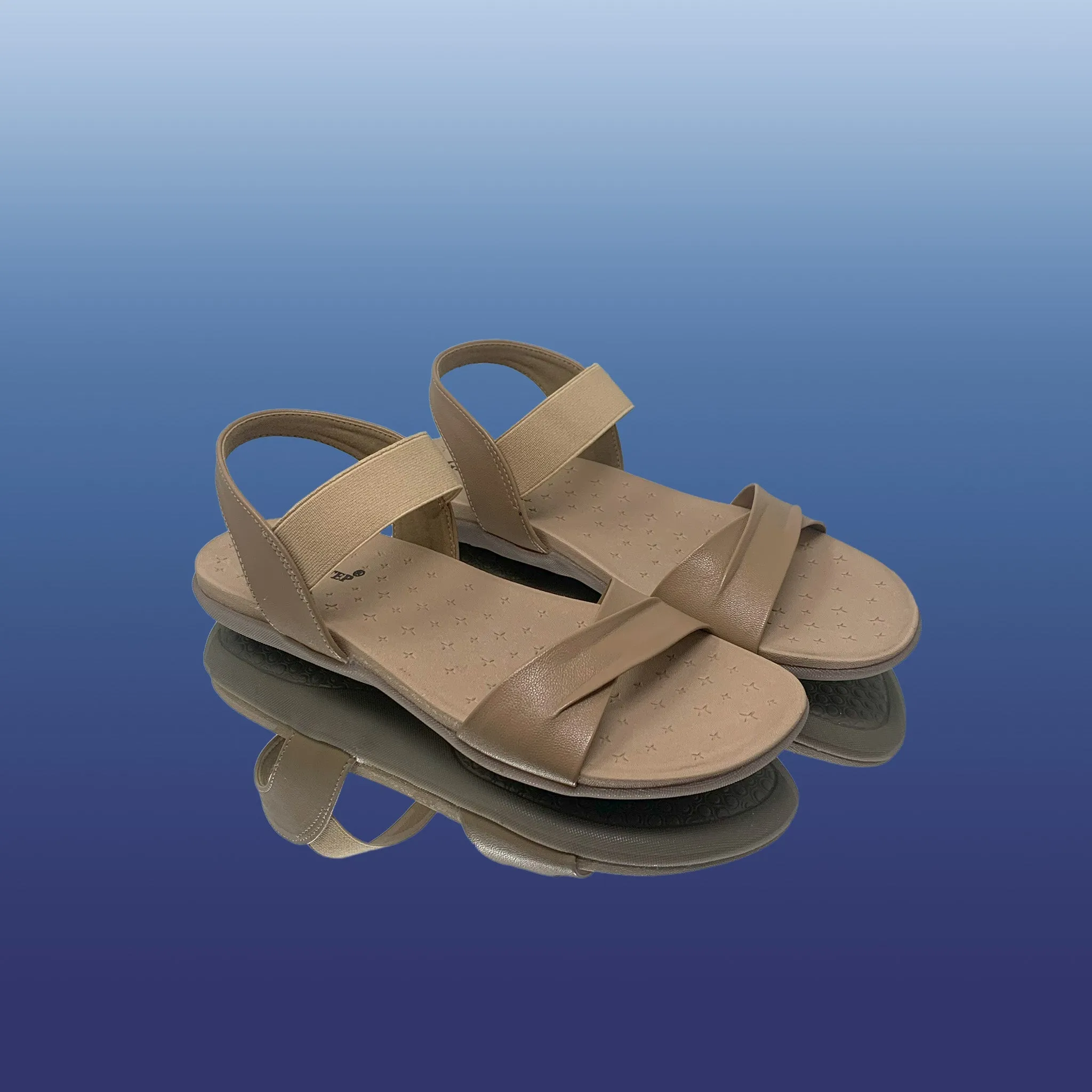 Beige Strap Sandals