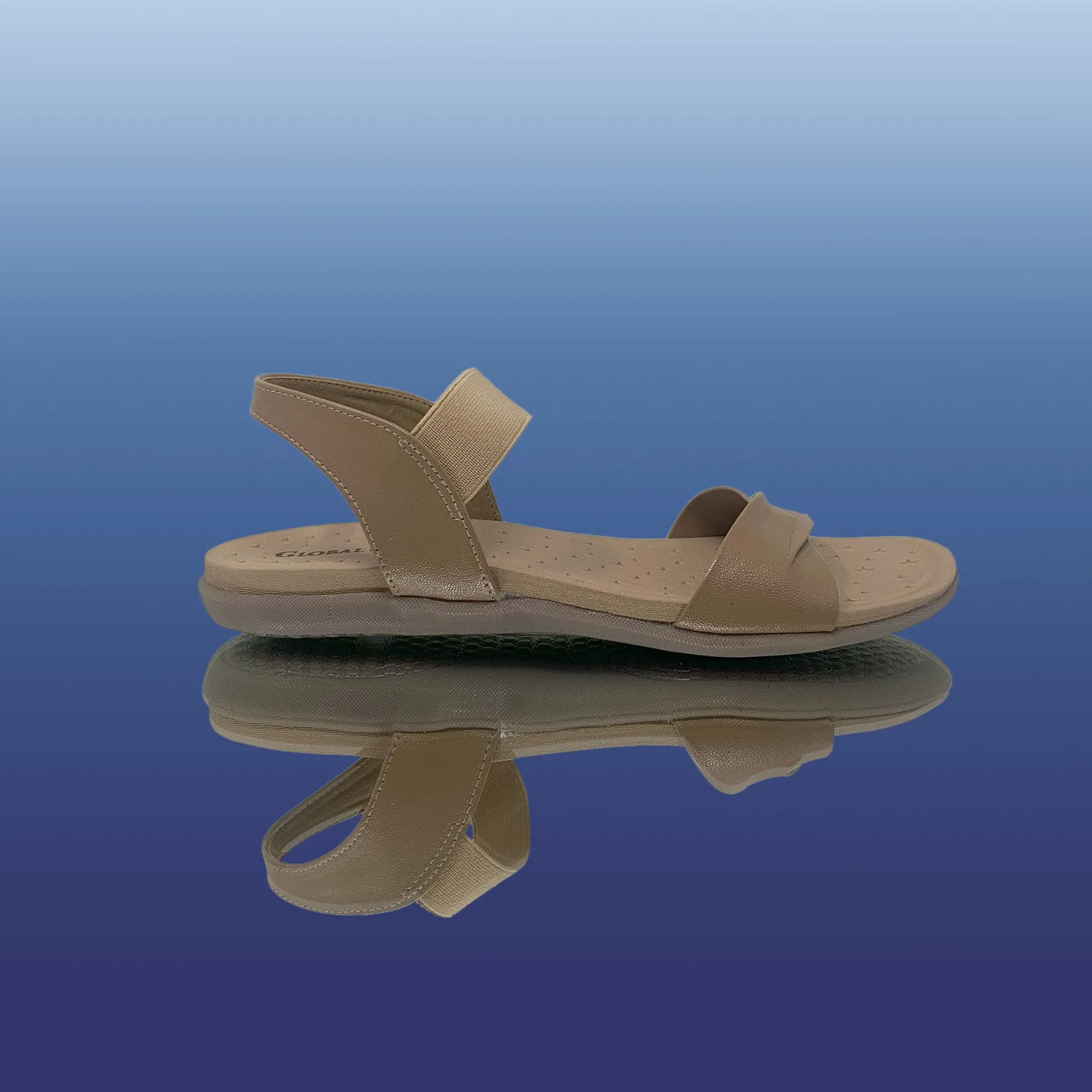 Beige Strap Sandals