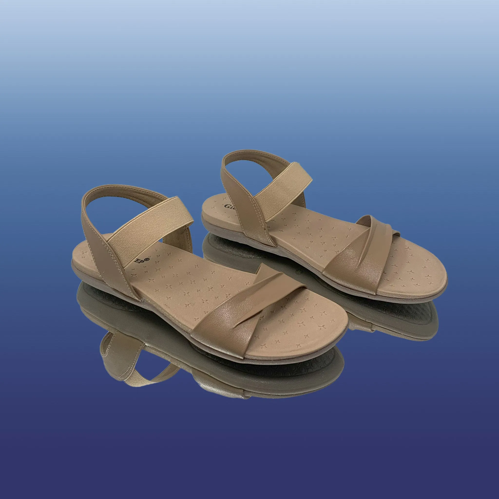 Beige Strap Sandals