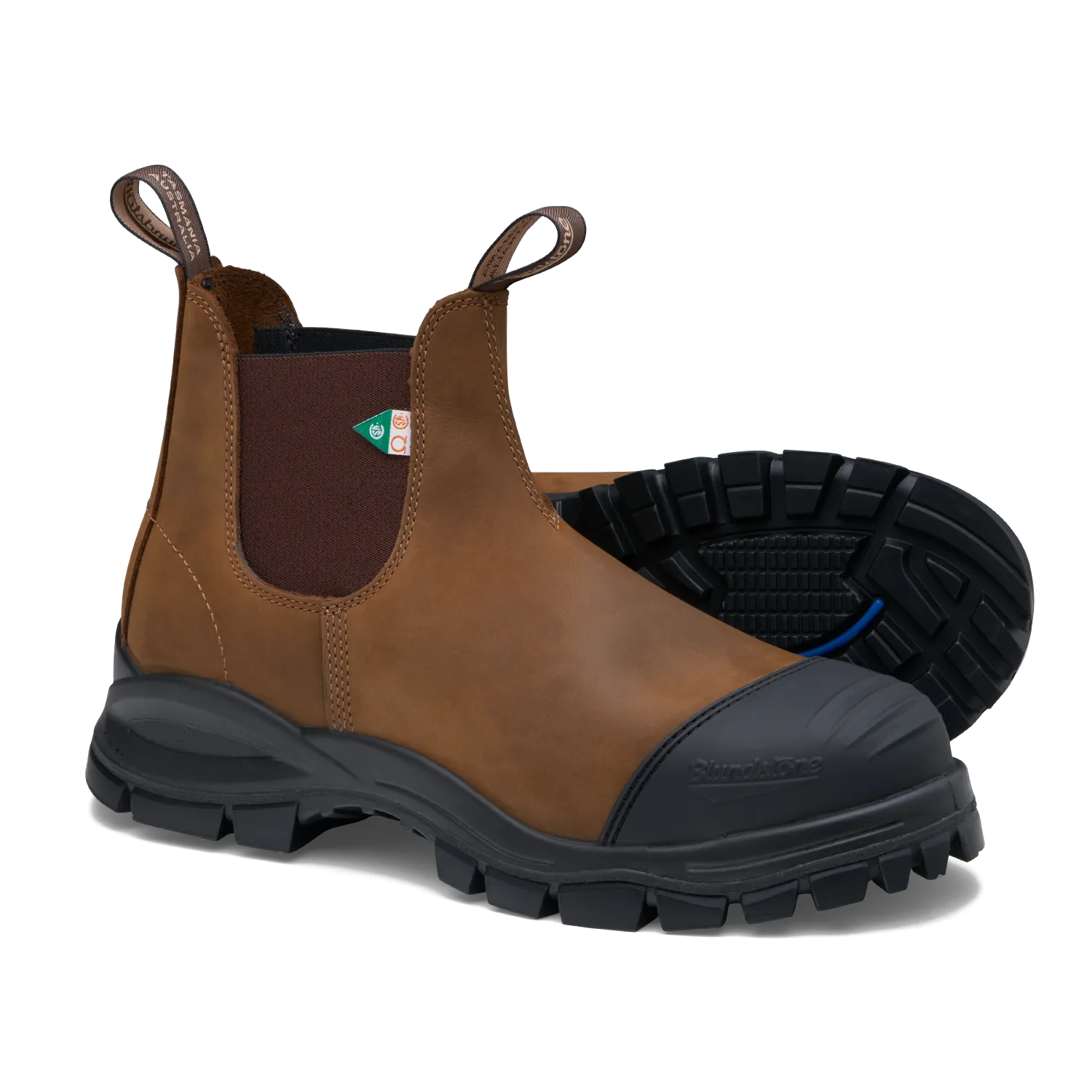 Blundstone #969 Work & Safety Boot XFR Saddle Brown