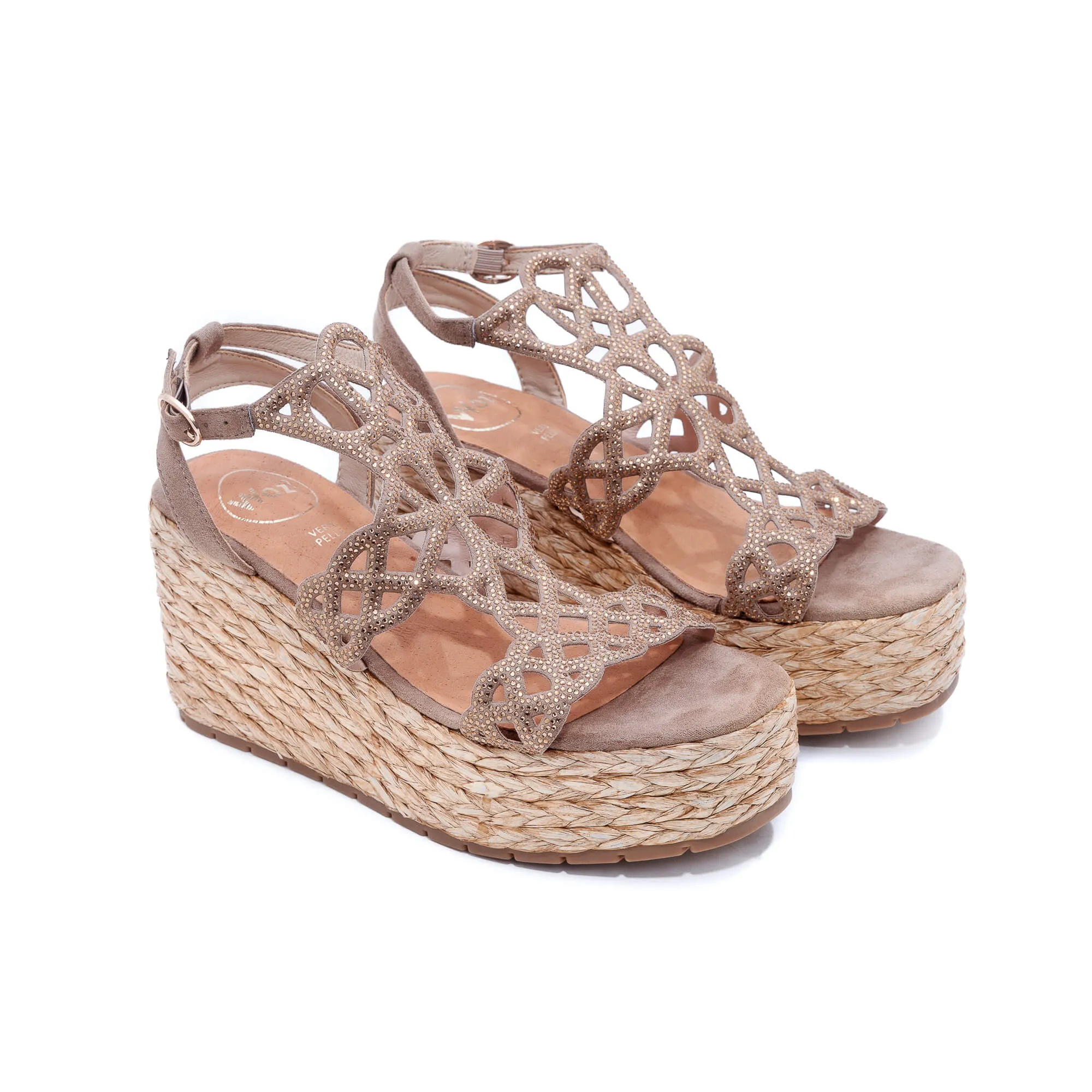 Brenda Taupe Espadrilles
