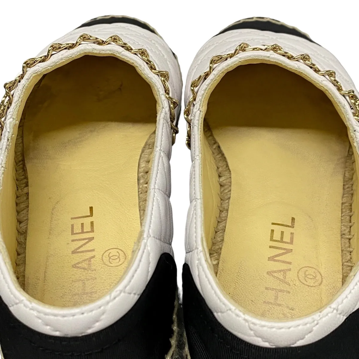 Chanel white Espadrilles, 36