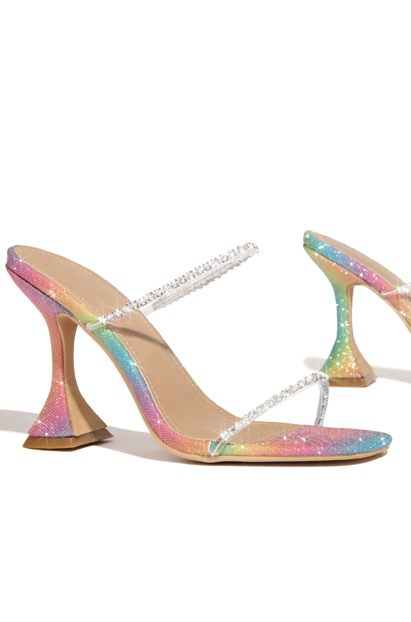 Dubai Embellished Mule Heels - Multi