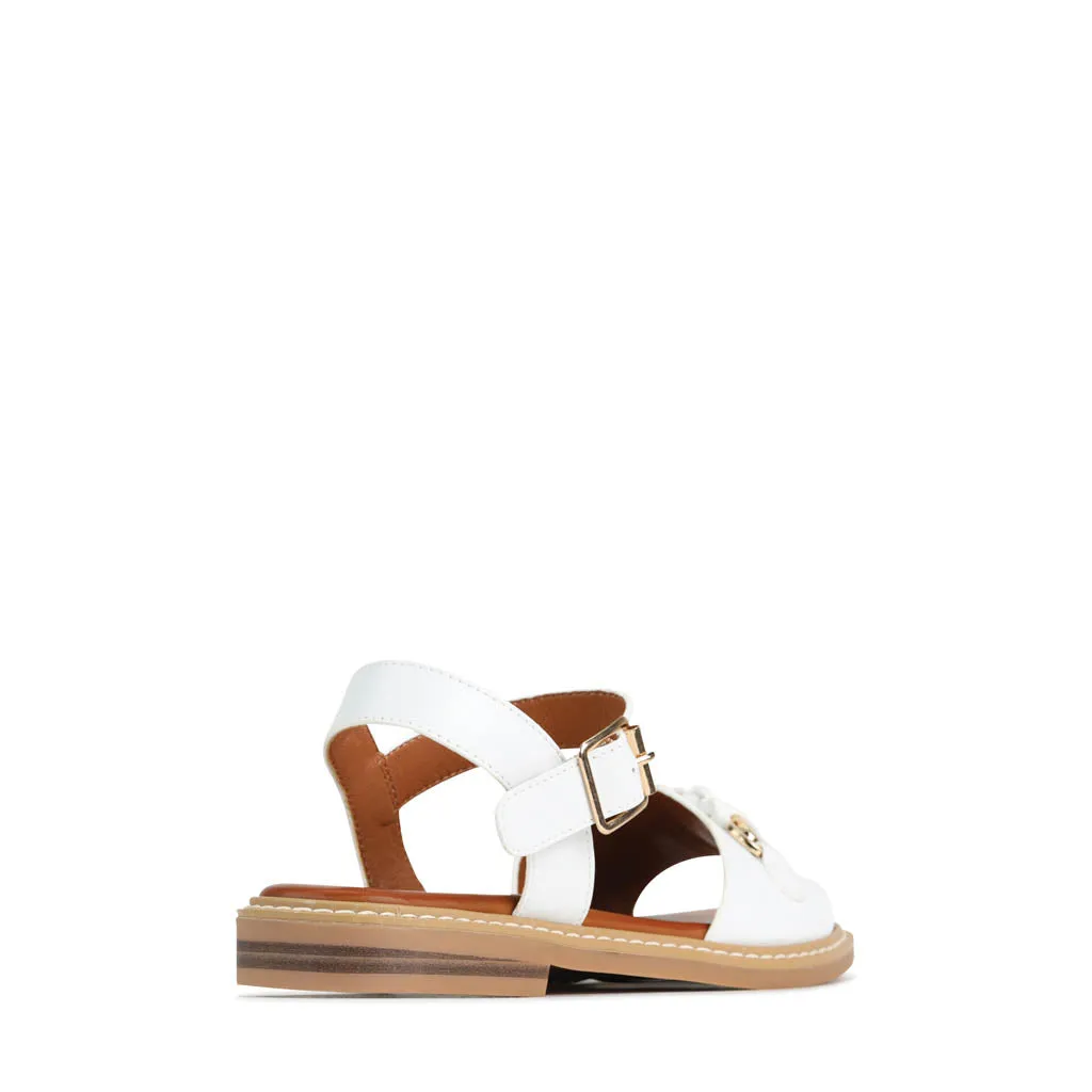 GARAN ANKLE STRAP SANDALS