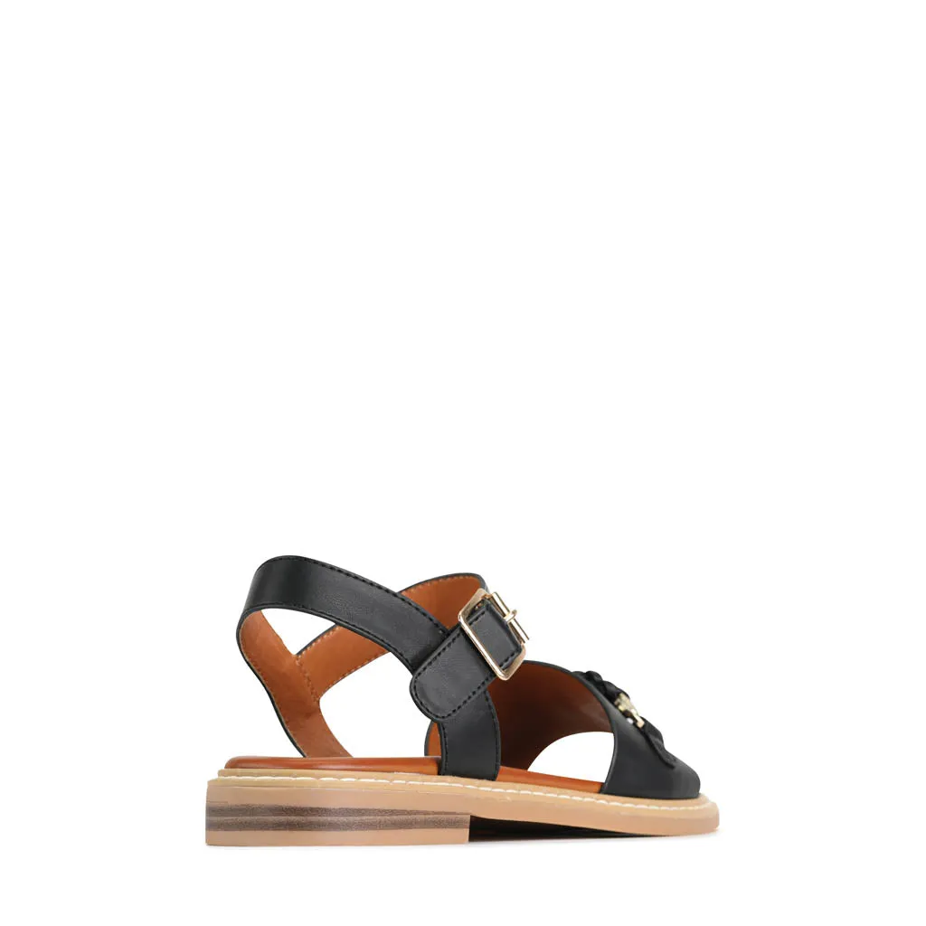 GARAN ANKLE STRAP SANDALS