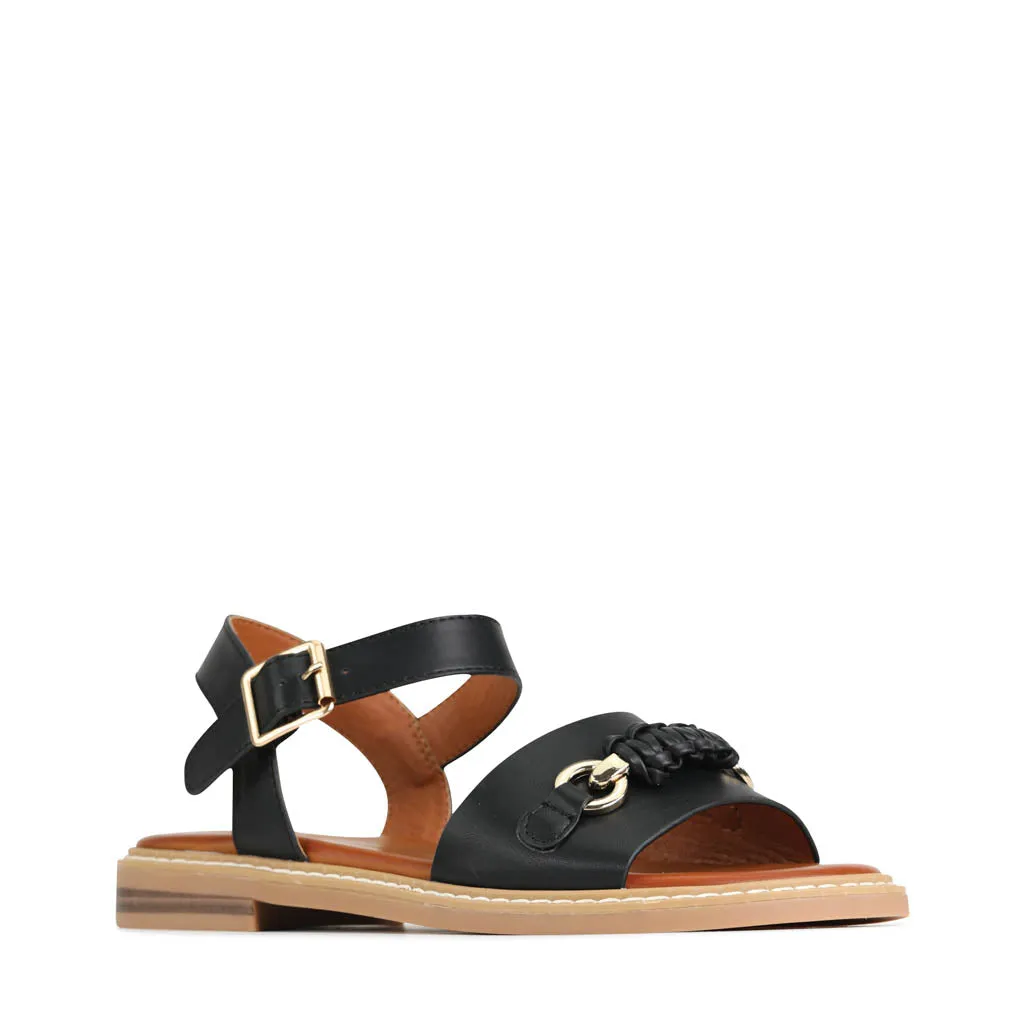 GARAN ANKLE STRAP SANDALS