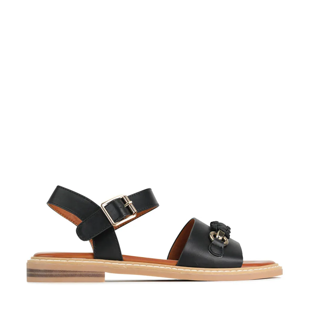 GARAN ANKLE STRAP SANDALS