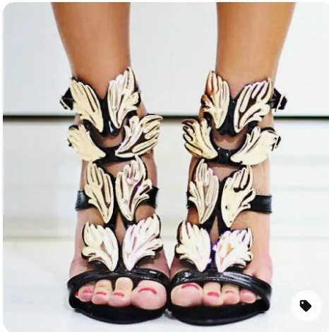 Giuseppe Zanotti Inspired "Cruel" Flames Stiletto Sandals