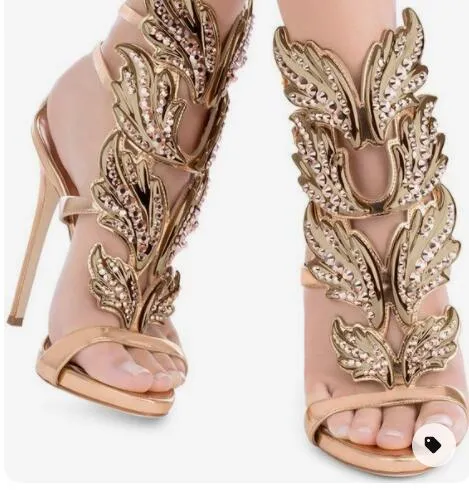 Giuseppe Zanotti Inspired "Cruel" Flames Stiletto Sandals