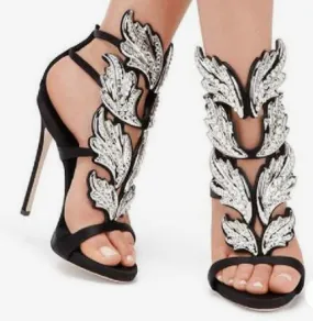 Giuseppe Zanotti Inspired "Cruel" Flames Stiletto Sandals