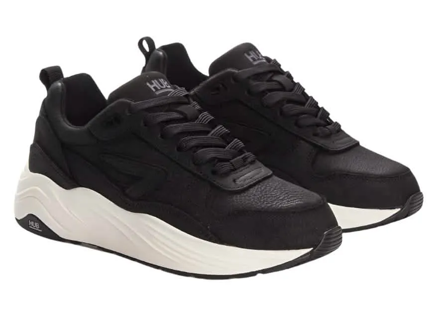 HUB Glide Sneaker Dames Zwart