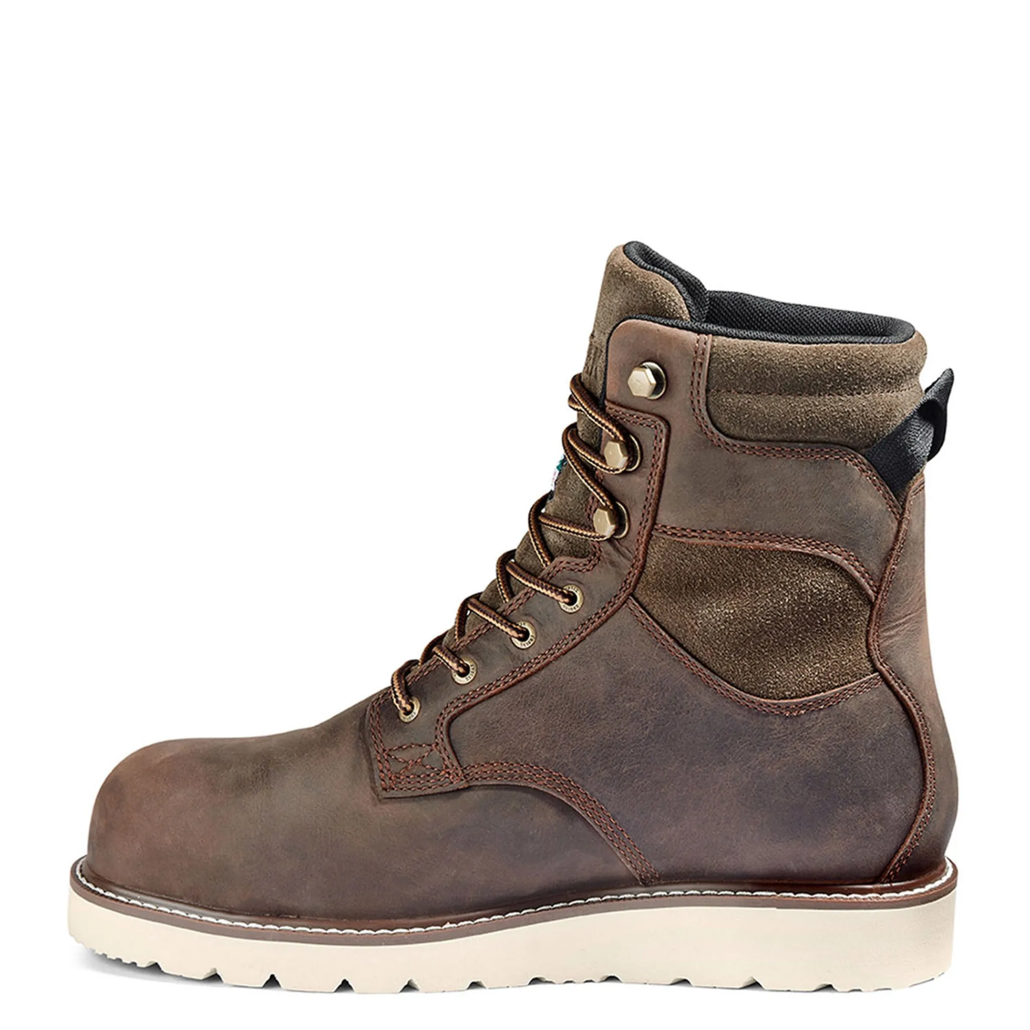 Kodiak Men's McKinney Wedge 8" Safety Work Boots – Waterproof Leather, Composite Toe & Plate, Comfortzone Footbed, Slip-Resistant | Sizes 7-15