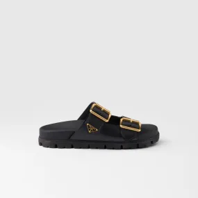 Leather strap slides