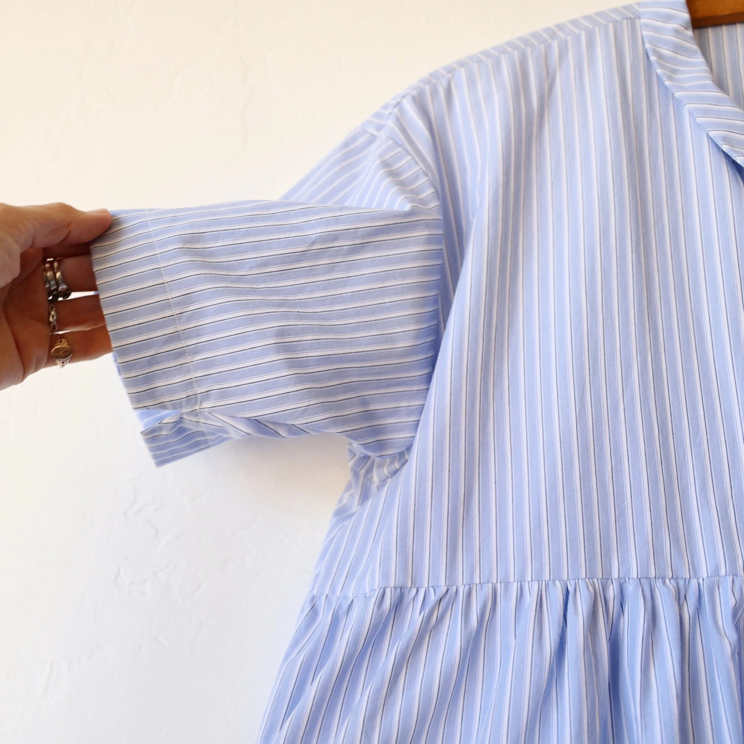 Makié Shirt Stripes Dress - Blue/White