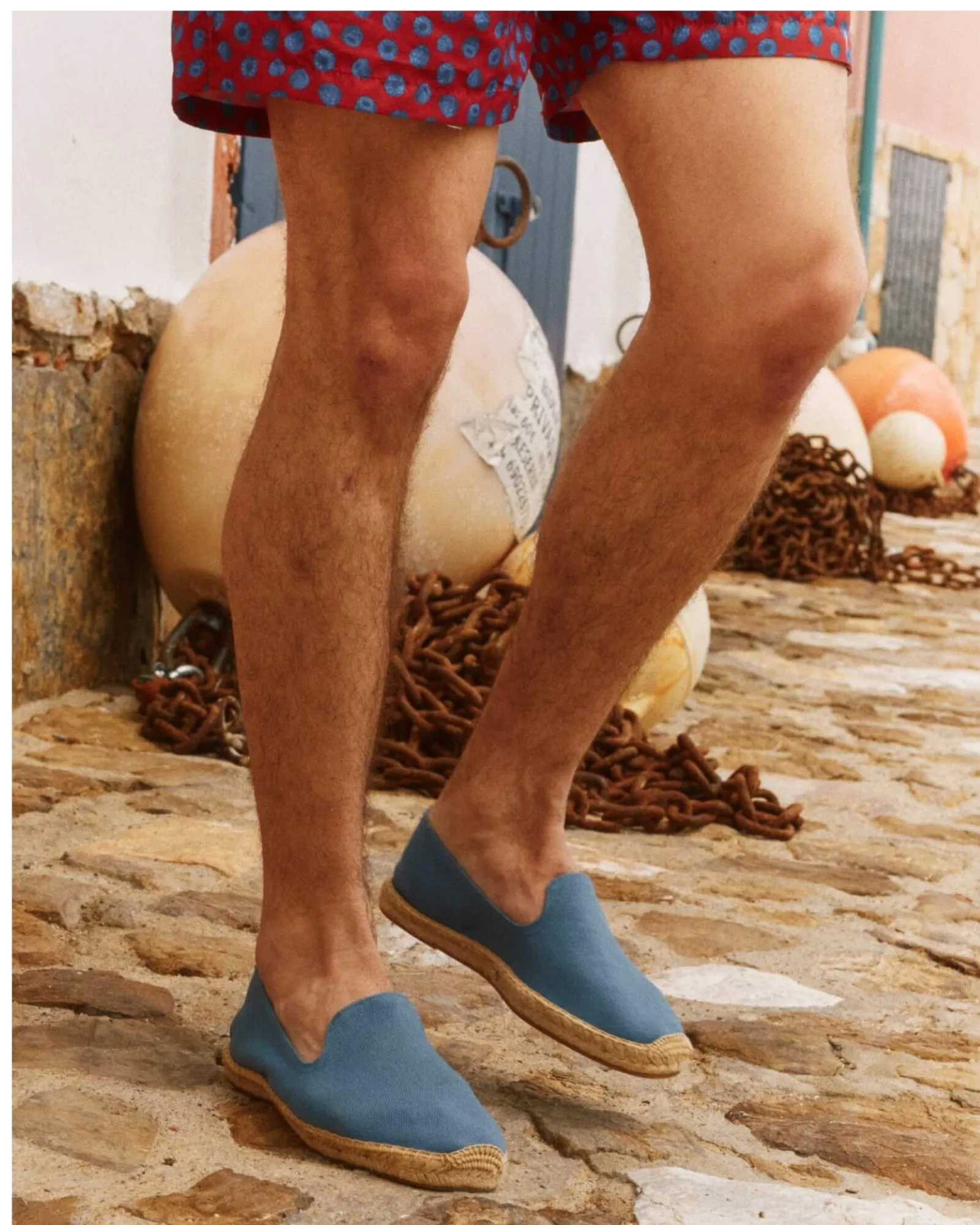 Mens_Espadrilles_The Smoking_Woven Colors_Laguna Blue