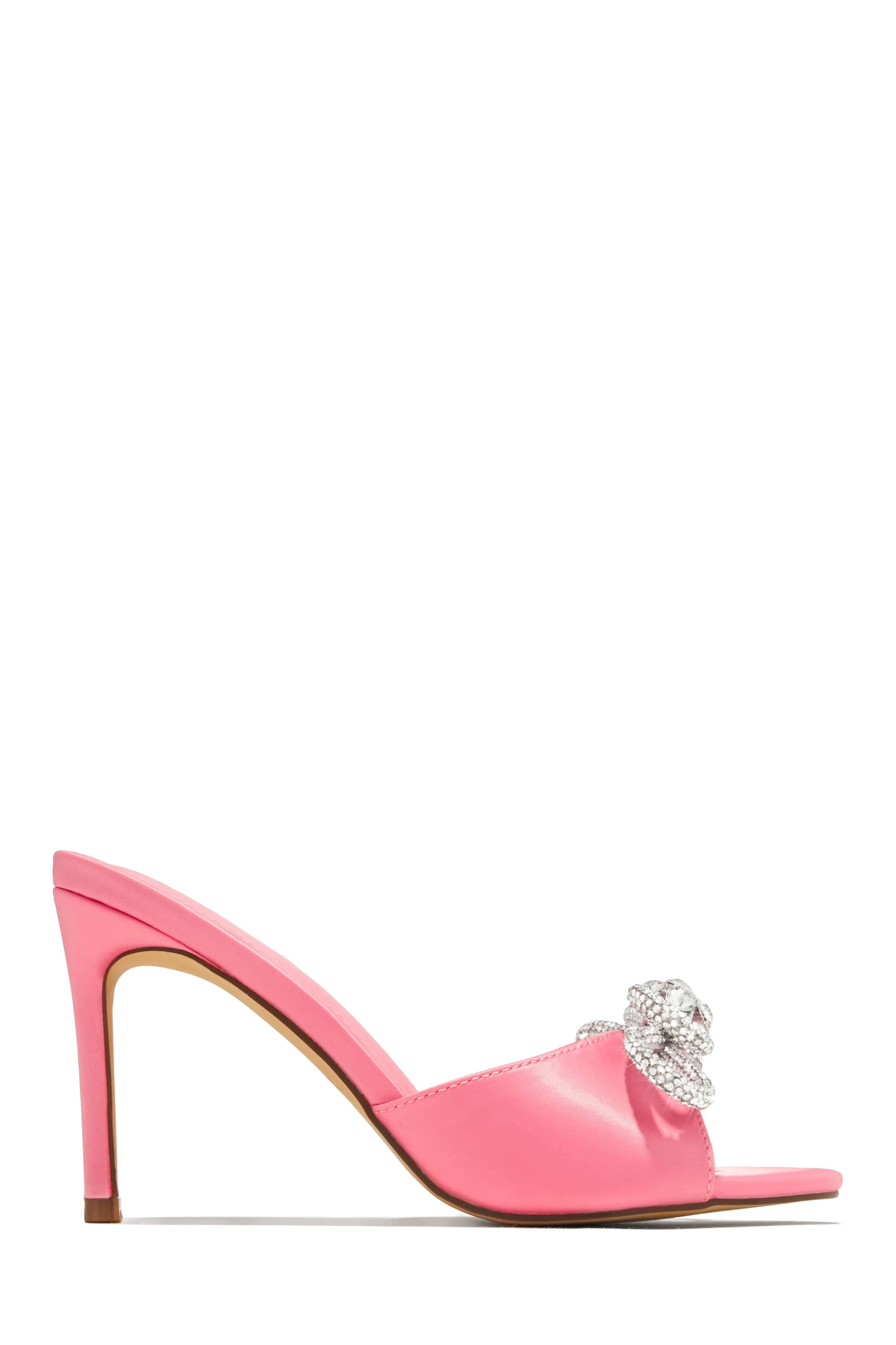 Mishelle Embellished Mule Heels - Leopard