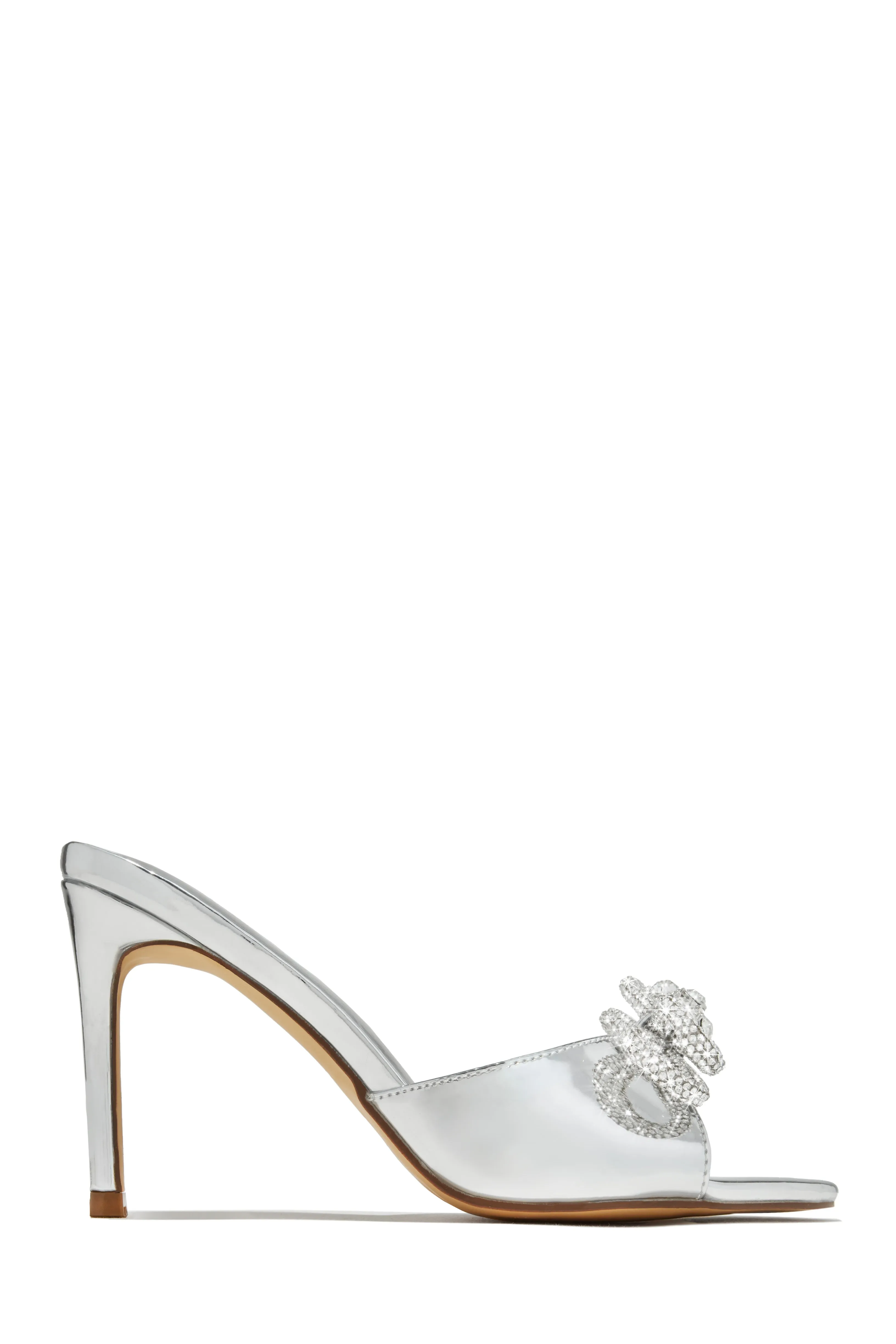 Mishelle Embellished Mule Heels - Leopard
