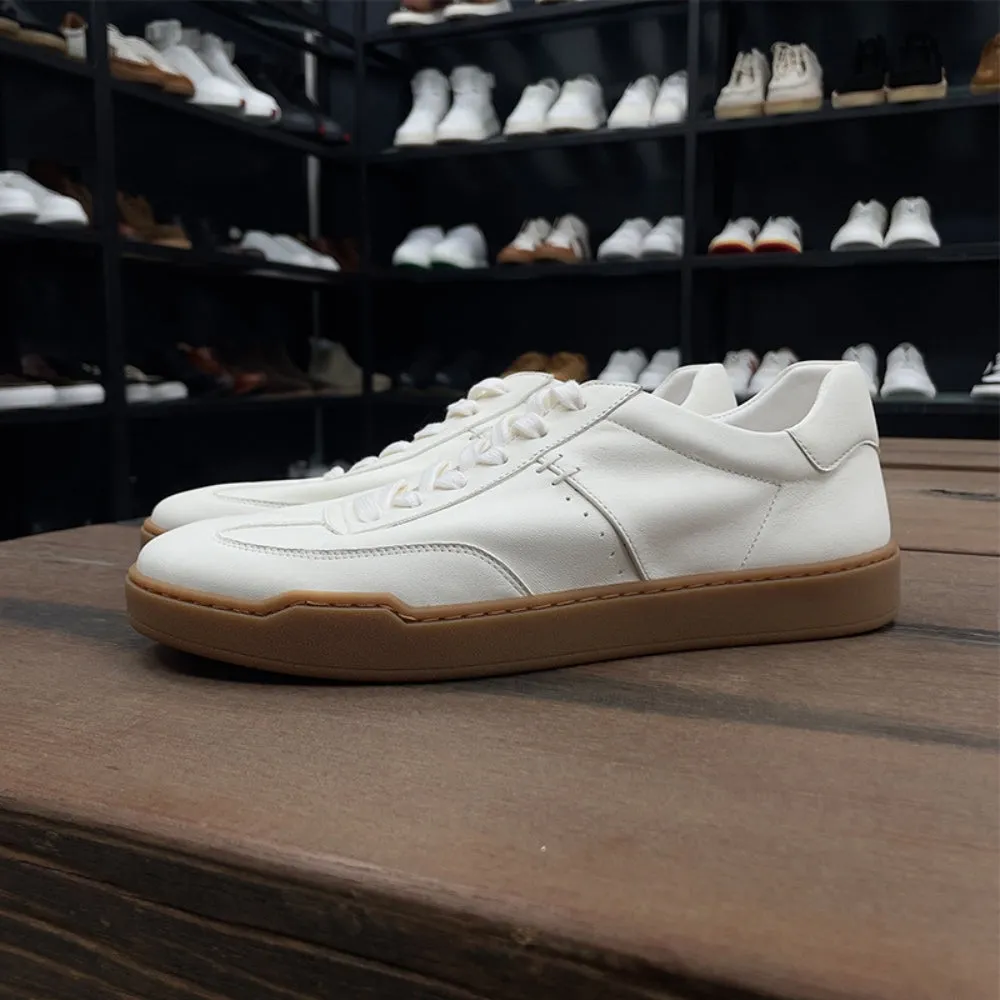 MV Cowhide Niche Casual Sneakers