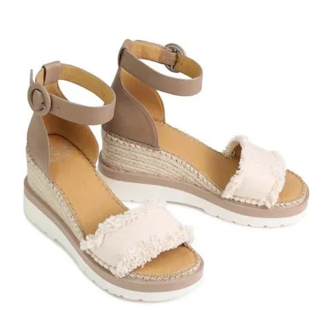 PRUE LEATHER ESPADRILLES SANDALS