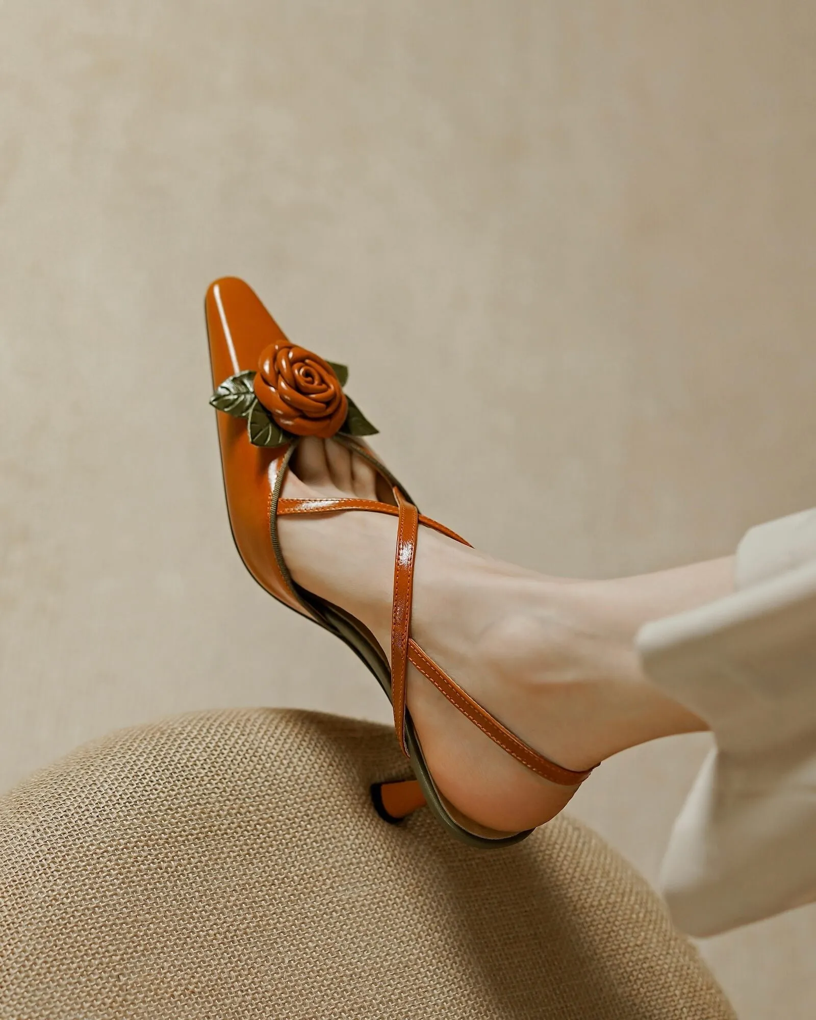 Salva - Floral Kitten Heels