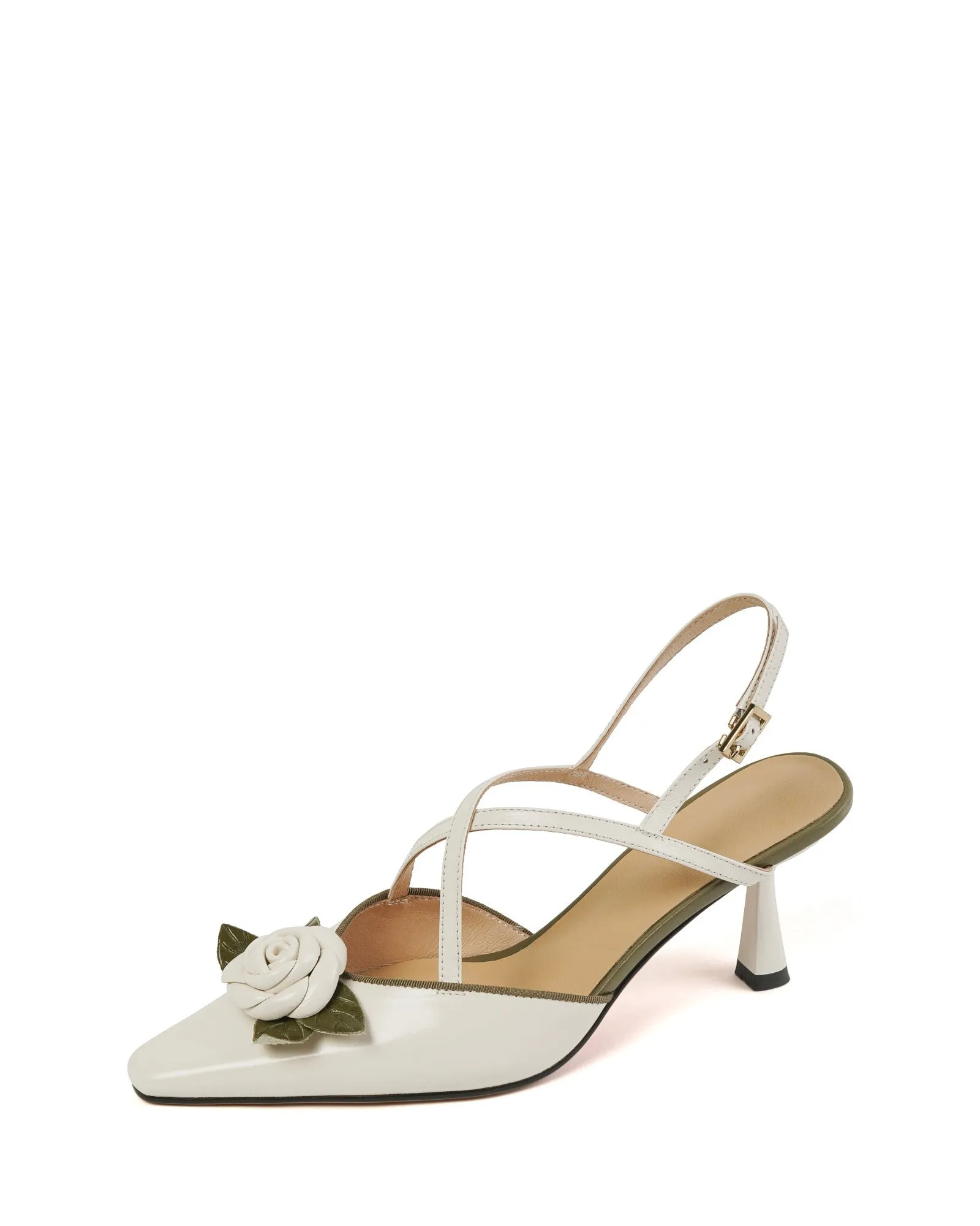 Salva - Floral Kitten Heels