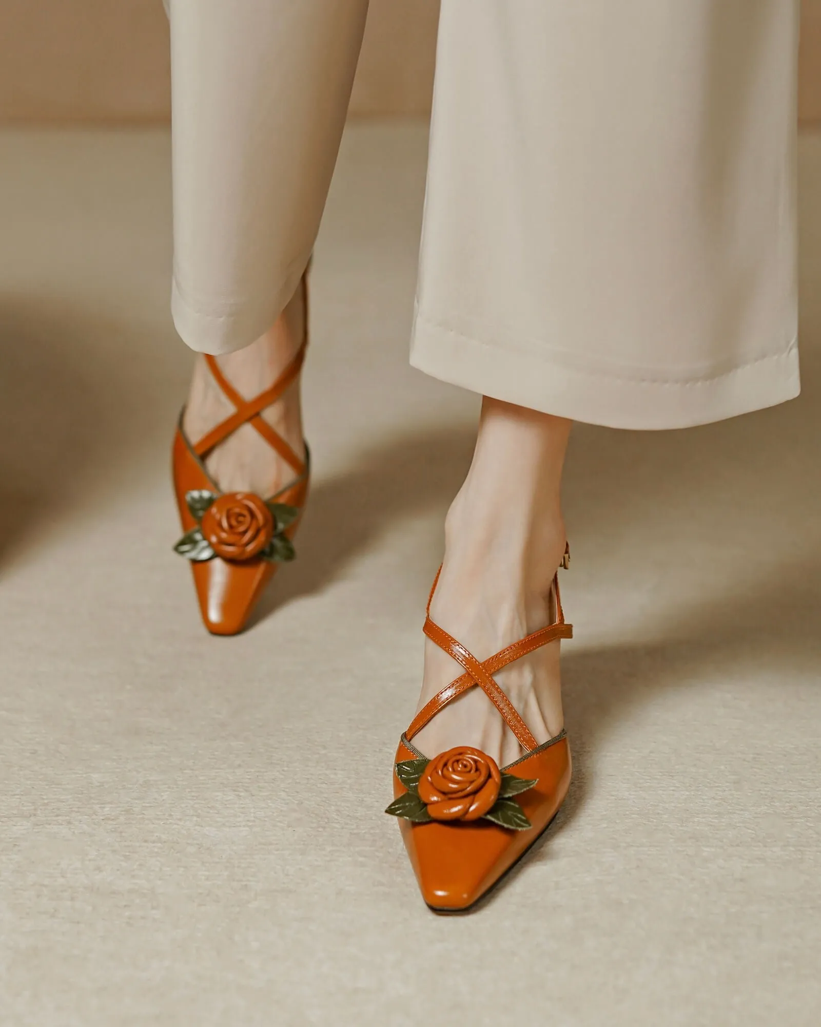 Salva - Floral Kitten Heels