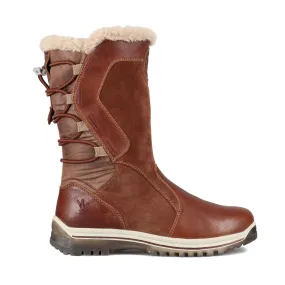Santana Canada Women's MayerLuxe Winter Boots in Cognac Burgundy
