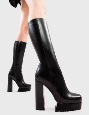 Second Nature Platform Knee High Boots
