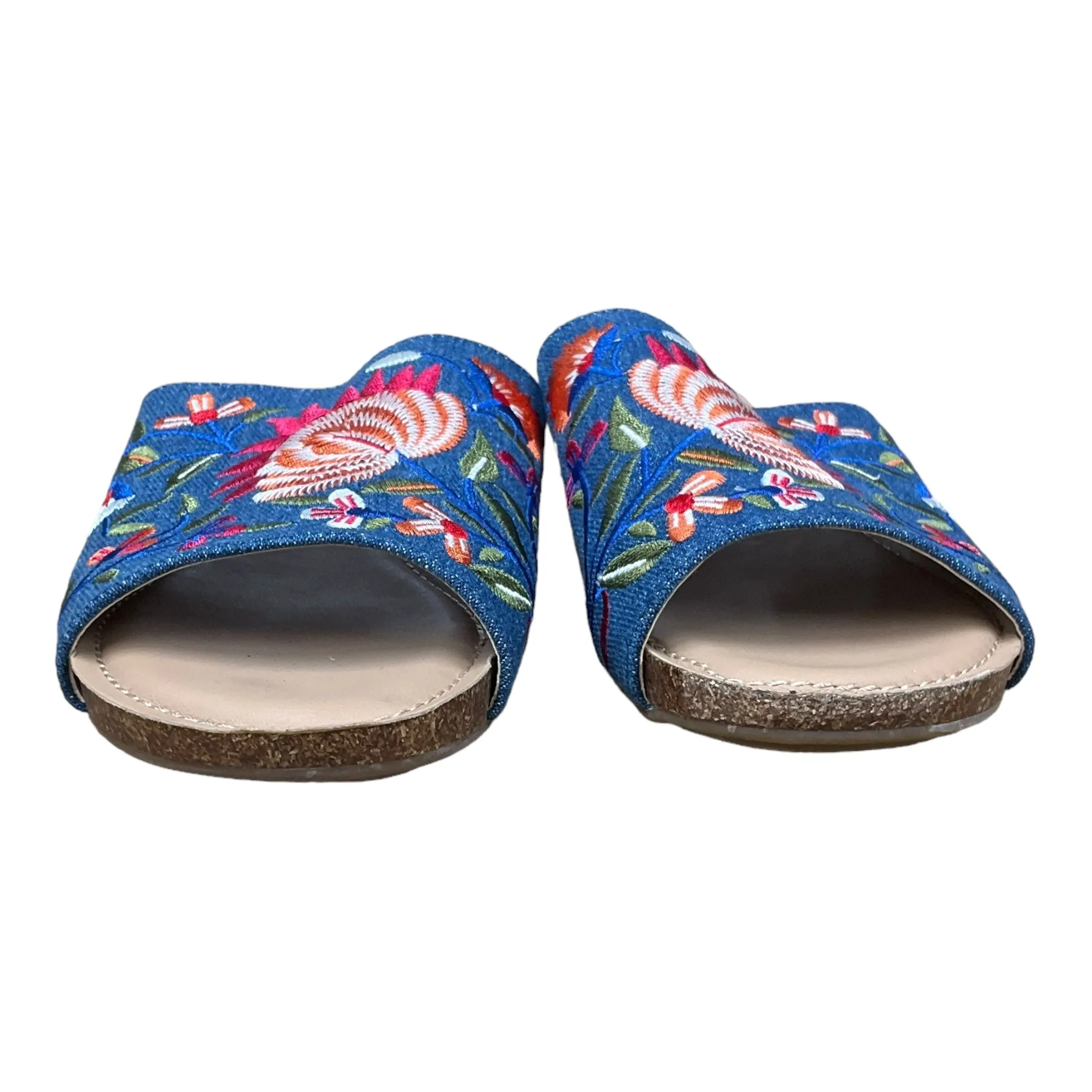 Shoes Flats By Adam Tucker In Floral Print, Size: 7.5