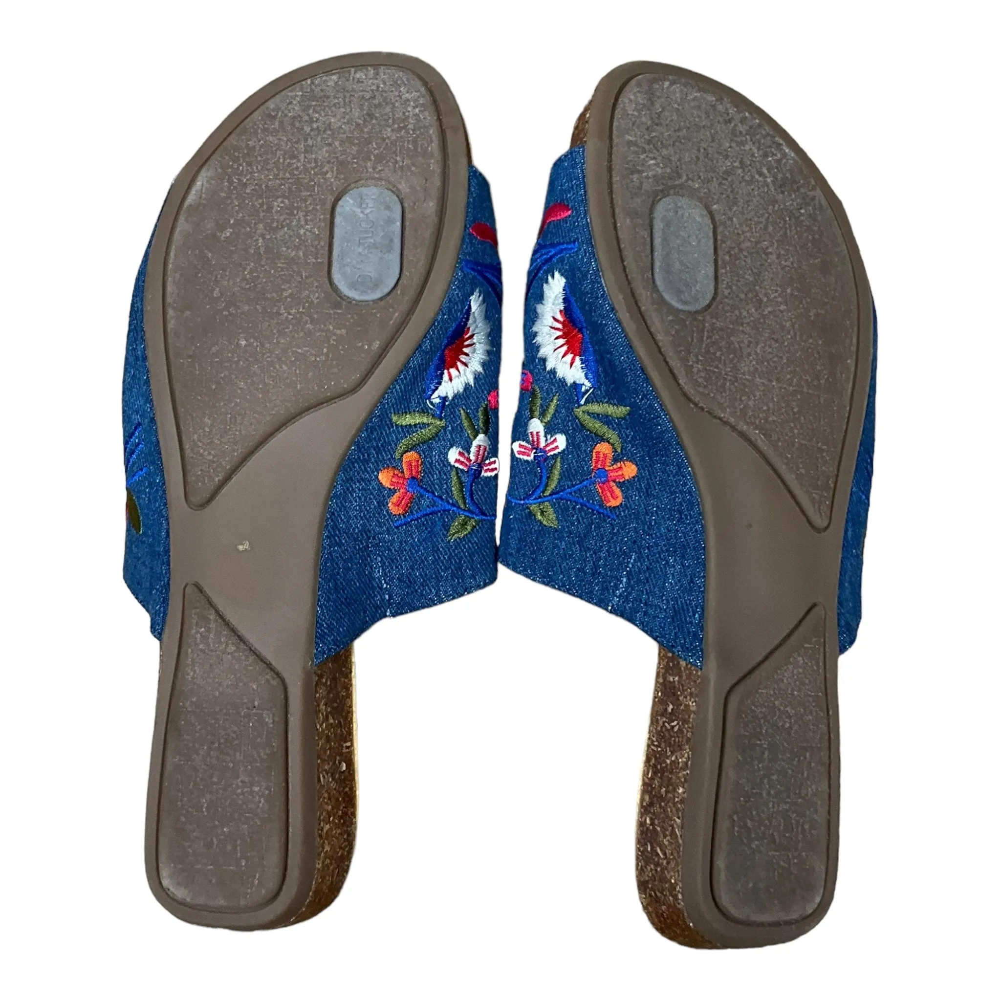 Shoes Flats By Adam Tucker In Floral Print, Size: 7.5