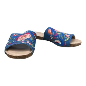 Shoes Flats By Adam Tucker In Floral Print, Size: 7.5