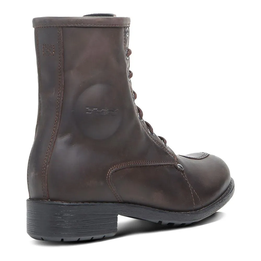 TCX WOMENS BLEND WATERPROOF MOTORCYCLE BOOTS BROWN