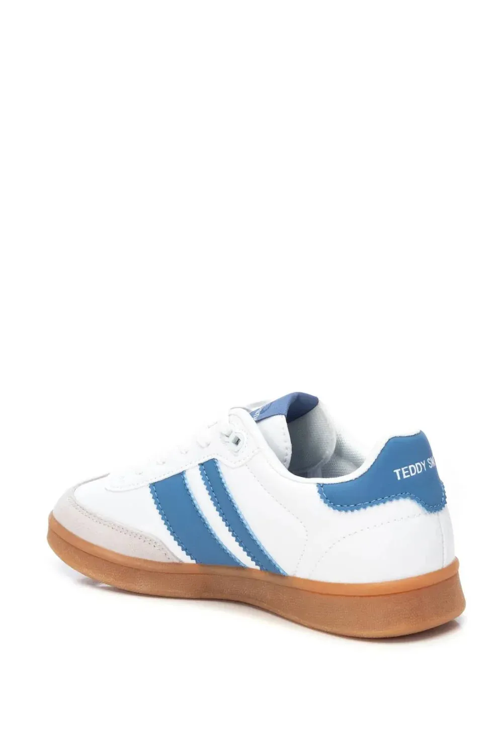 TEDDY SMITH 120131 BLUE AND WHITE TRAINERS