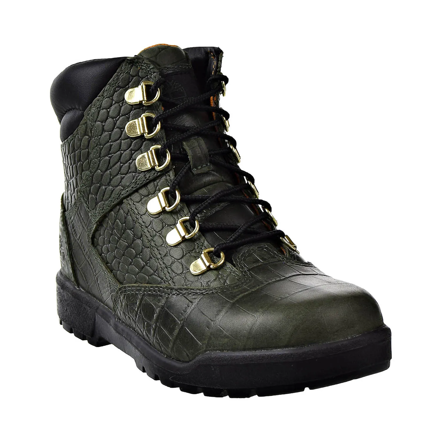 Timberland 6 Inch Leather Field Junior's Boots Green