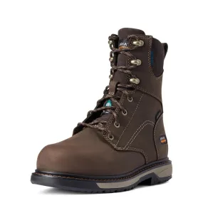 WMS Riveter 8" CSA Glacier Grip Waterproof 400g Composite Toe Work Boot Brown