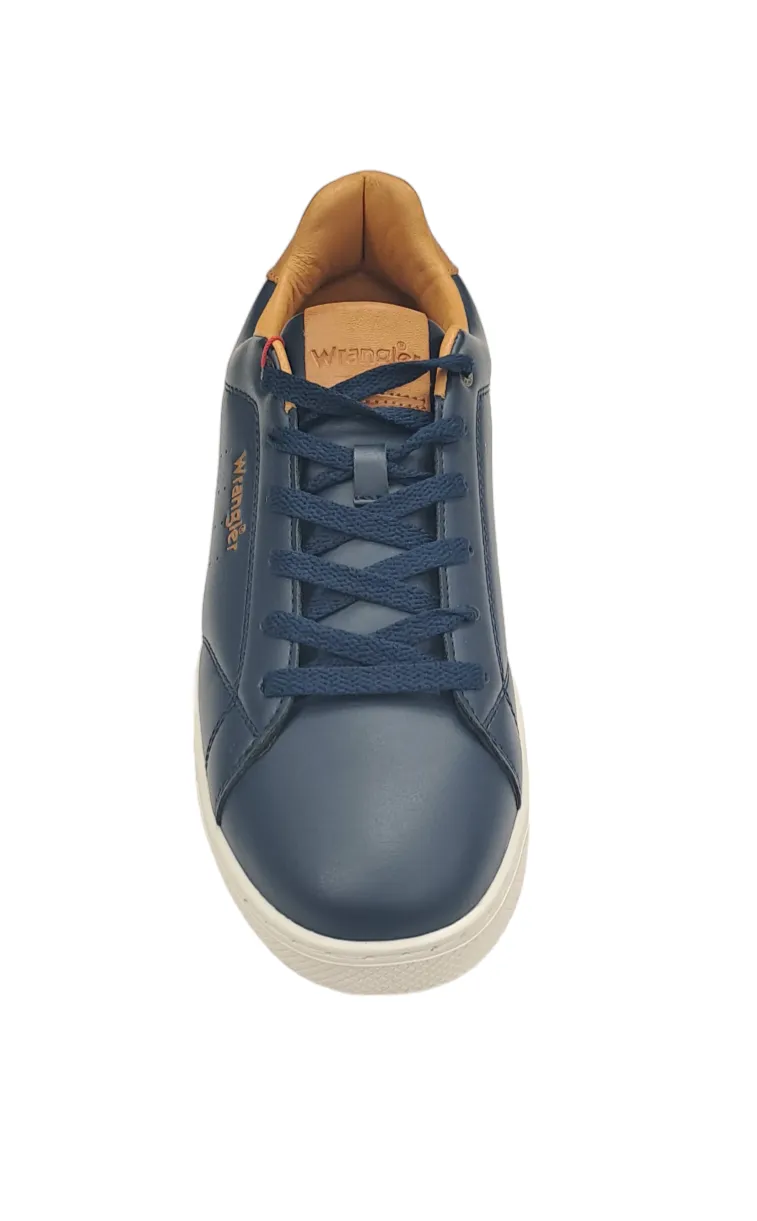 Wrangler Bennet Men Low Casual Trainer - Dress Blues